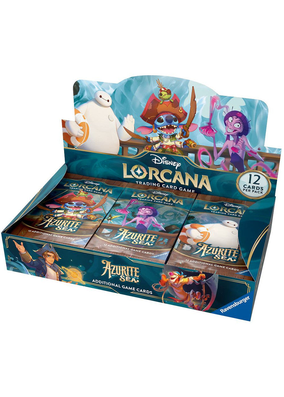 Disney Lorcana: Azurite Sea - Booster Box (In-Store Pickup November 15, Ships November 25) Lorcana Sealed Ravensburger   