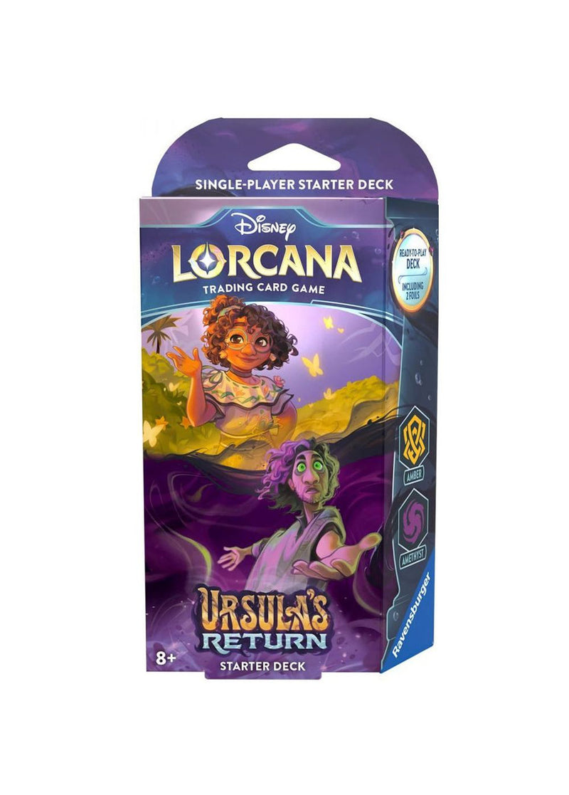 Disney Lorcana: Ursula's Return - Starter Deck (Amber & Amethyst) Lorcana Sealed Ravensburger   