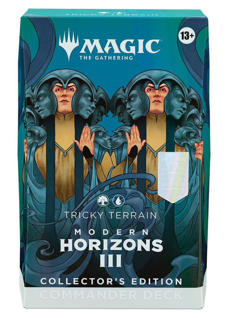 MTG Modern Horizons 3 - Commander Deck (Tricky Terrain - Collector's Edition) MTG Sealed Magic: The Gathering   