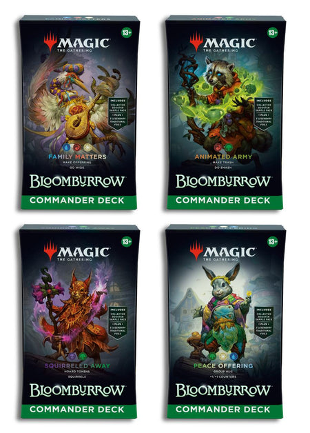 MTG Bloomburrow - Commander Decks (Set of 4) (Release Date: July 26)