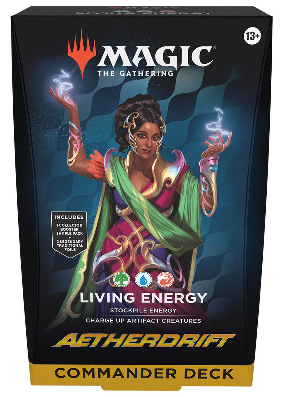 MTG Aetherdrift - Commander Deck (Living Energy) MTG Sealed Magic: The Gathering