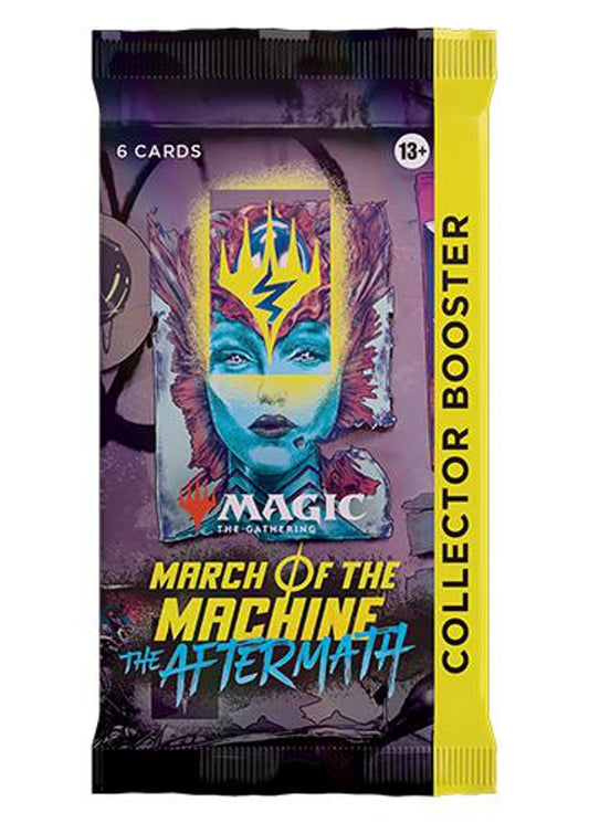 MTG March of the Machine: The Aftermath Collector Booster Pack MTG Sealed Magic: The Gathering   