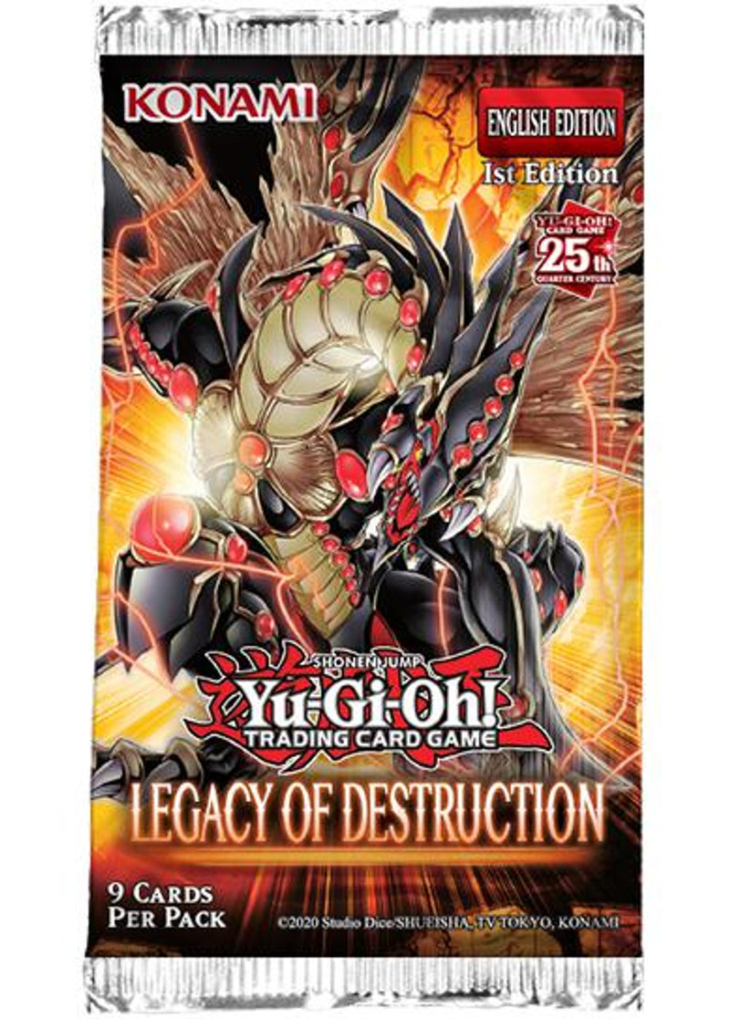 Yu-Gi-Oh! Legacy of Destruction - Booster Pack Yugioh Sealed Yu-Gi-Oh!   