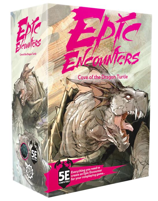Epic Encounters: Cove of the Dragon Turtle Tabletop RPGs Steamforge Games