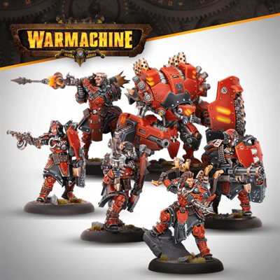 Warmachine: Khador SKS-6 Command Cadre Warmachine Steamforged Games