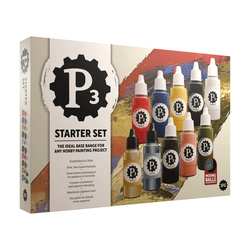 P3 Paints: Starter Set Model Paints Privateer Press