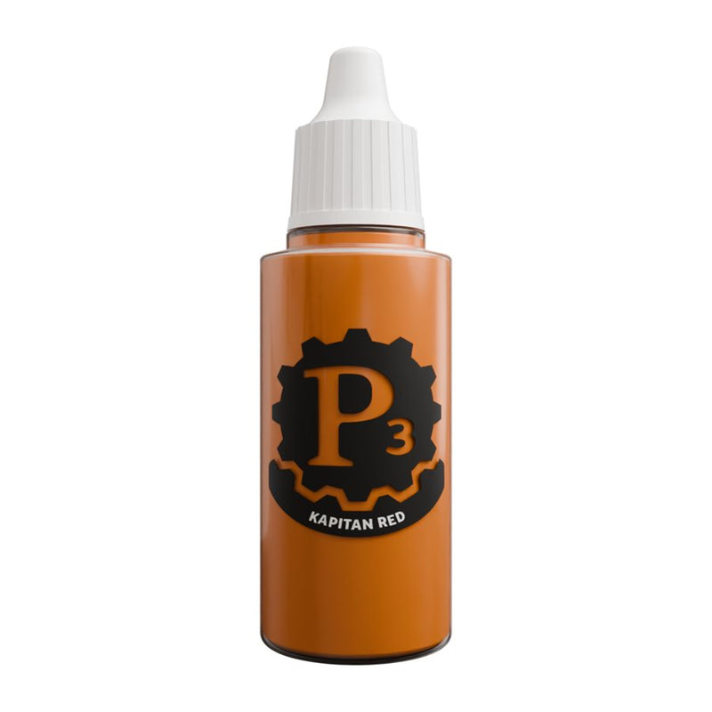 P3 Paints: Kapitan Red Model Paints Privateer Press