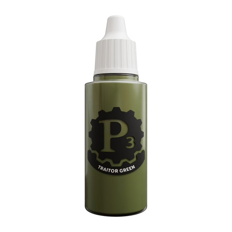 P3 Paints: Traitor Green Model Paints Privateer Press