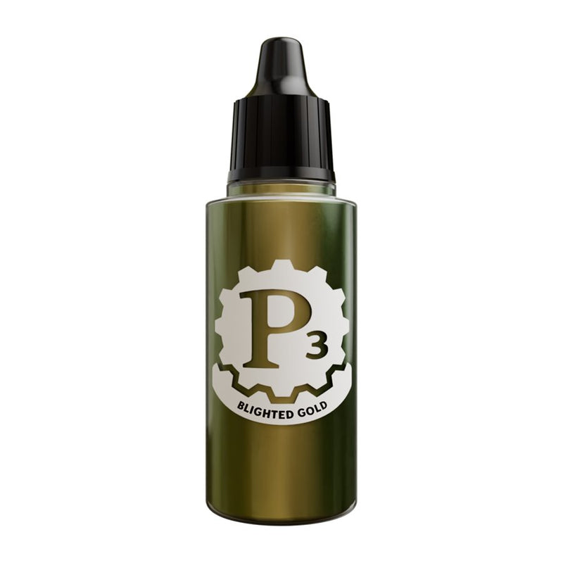 P3 Paints: Metallics - Blighted Gold Model Paints Privateer Press