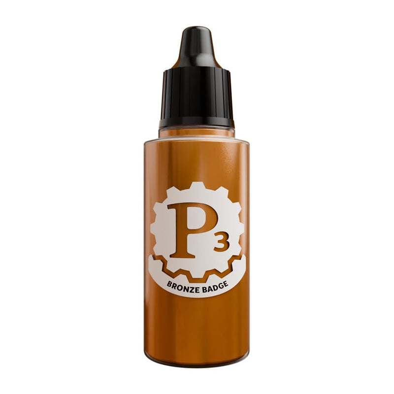 P3 Paints: Metallics - Bronze Badge Model Paints Privateer Press