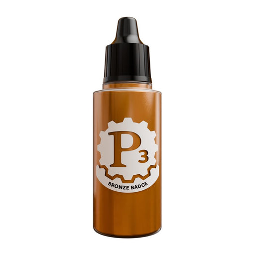 P3 Paints: Metallics - Bronze Badge Model Paints Privateer Press