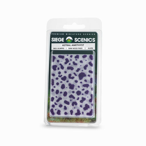 Siege Scenics: Astral Amethyst - Moss Pads Paint, Tools and Bases Siege Scenics