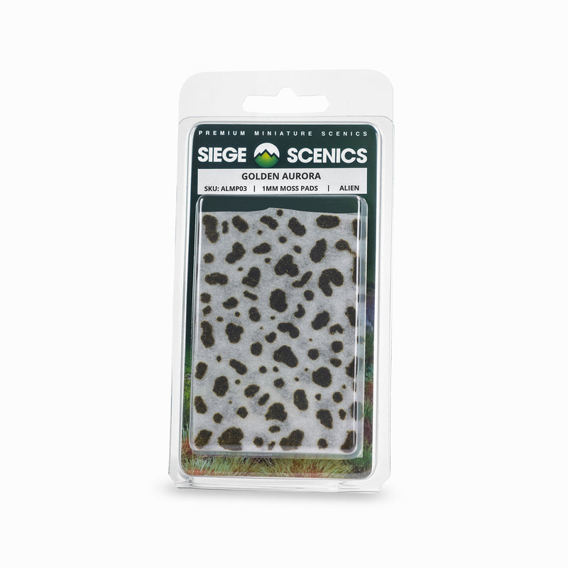 Siege Scenics: Golden Aurora - Moss Pads Paint, Tools and Bases Siege Scenics