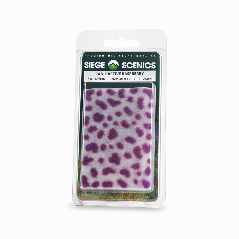 Siege Scenics: Radioactive Raspberry - Tufts Basing Materials Siege Scenics