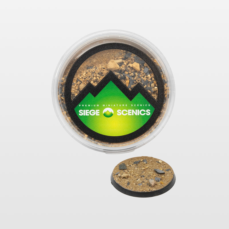 Siege Scenics: Terra Firma - Basing Material Paint, Tools and Bases Siege Scenics