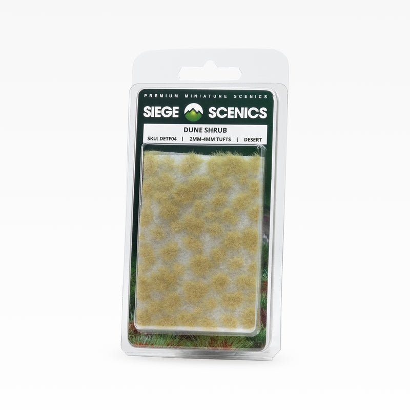 Siege Scenics: Dune Shrub - Tufts Paint, Tools and Bases Siege Scenics