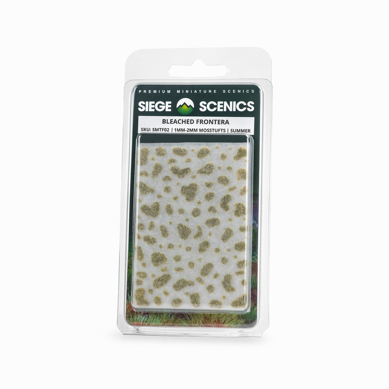 Siege Scenics: Bleached Frontera - Mosstufts Paint, Tools and Bases Siege Scenics