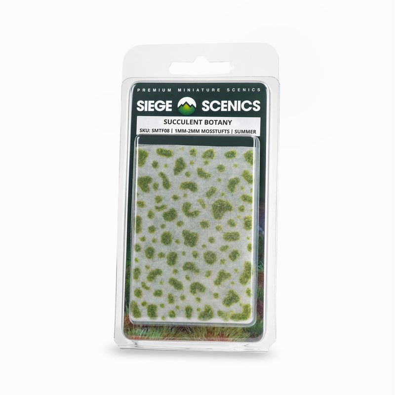 Siege Scenics: Succulent Botany - Mosstufts Paint, Tools and Bases Siege Scenics