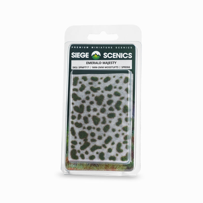 Siege Scenics: Emerald Majesty - Mosstufts Paint, Tools and Bases Siege Scenics