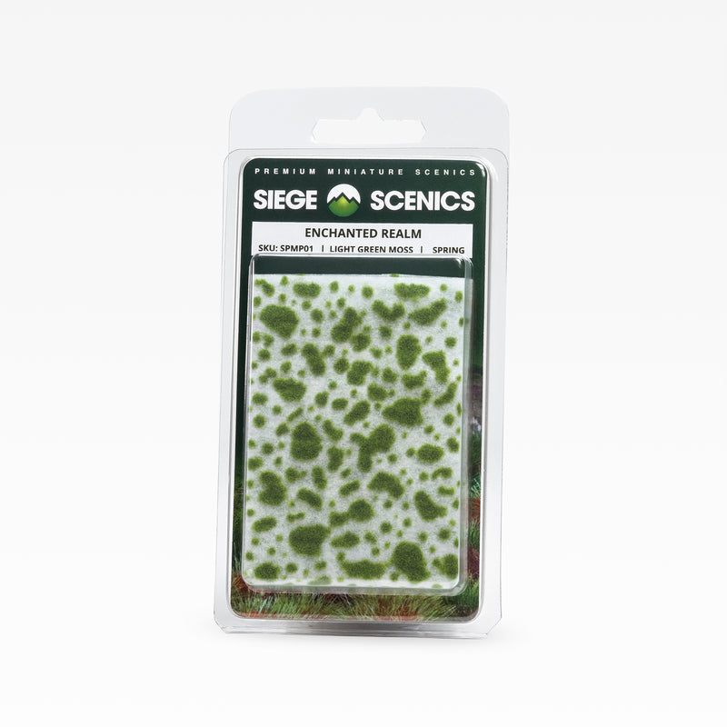 Siege Scenics: Enchanted Realm - Moss Pads Paint, Tools and Bases Siege Scenics