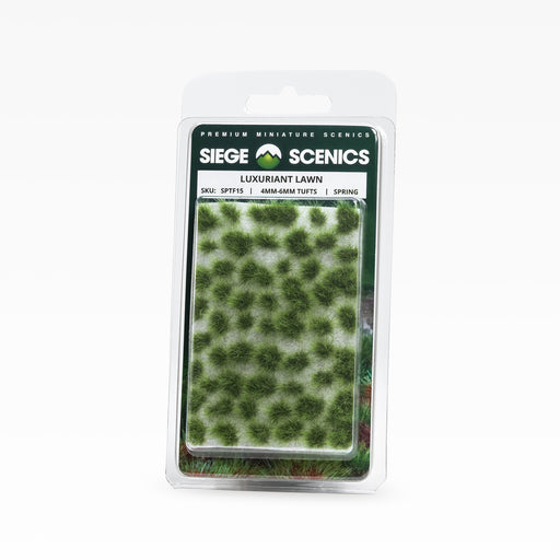 Siege Scenics: Luxuriant Lawn - Tufts Paint, Tools and Bases Siege Scenics