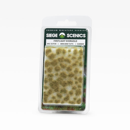 Siege Scenics: Firstlight Evergold - Tufts Paint, Tools and Bases Siege Scenics