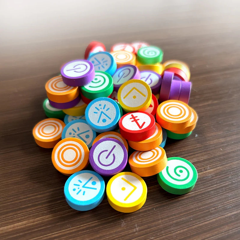 Vantage Wooden Skill Tokens Board Games Stonemaier Games