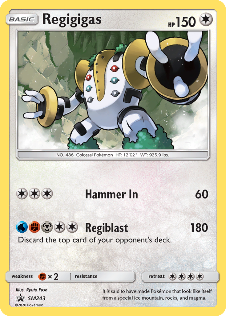 Regigigas SM243/248 - [SM: Black Star Promos] Holofoil Pokemon Single Pokémon