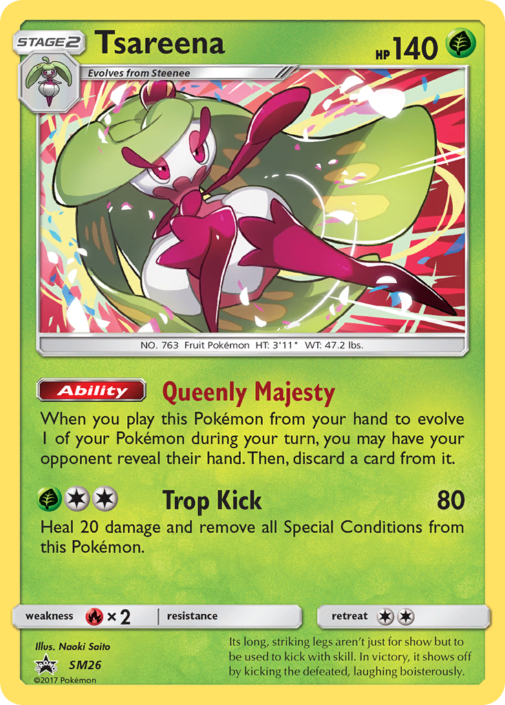 Tsareena - SM26 (SM26/248) - [SM: Black Star Promos] Holofoil Pokemon Single Pokémon