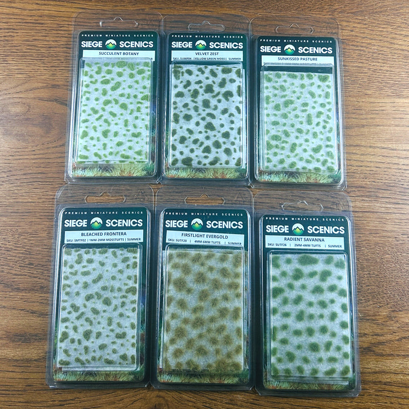 Siege Scenics: The Solstice Collection Box - Summer Basing Materials Siege Scenics
