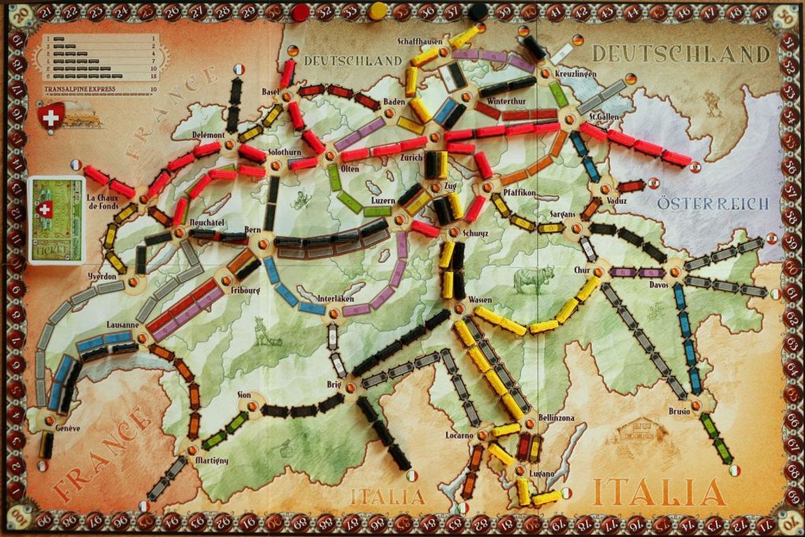 Ticket To Ride: Map Collection 2 - India & Switzerland Board Games Days of Wonder