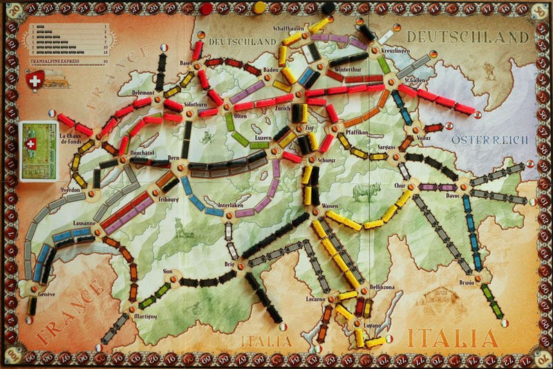 Ticket To Ride: Map Collection 2 - India & Switzerland Board Games Days of Wonder