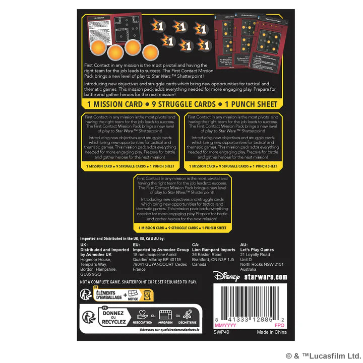 Star Wars Shatterpoint: First Contact Mission Pack Star Wars: Shatterpoint Atomic Mass Games