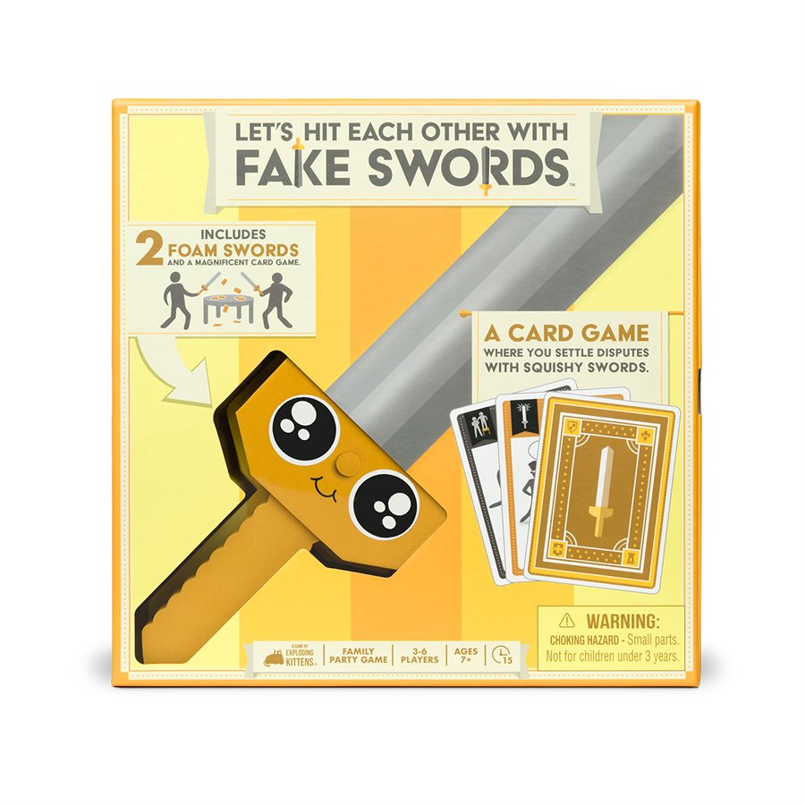 Let's Hit Each Other With Fake Swords Board Games Exploding Kittens   