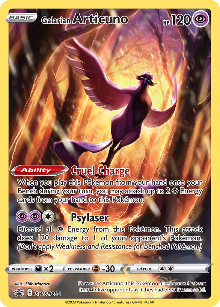 Galarian Articuno (SWSH282/307) Holofoil [Promos: SWSH Black Star Promos] Pokemon Single Pokémon