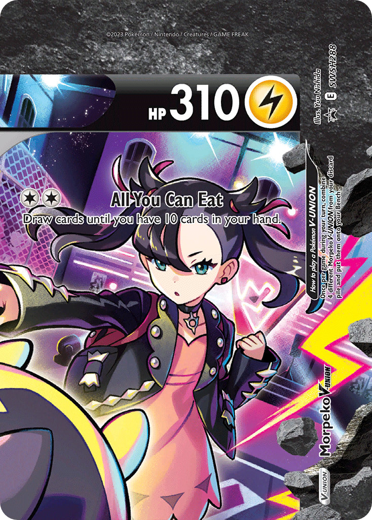 Morpeko V-UNION (SWSH288/307) Holofoil [Promos: SWSH Black Star Promos] Pokemon Single Pokémon