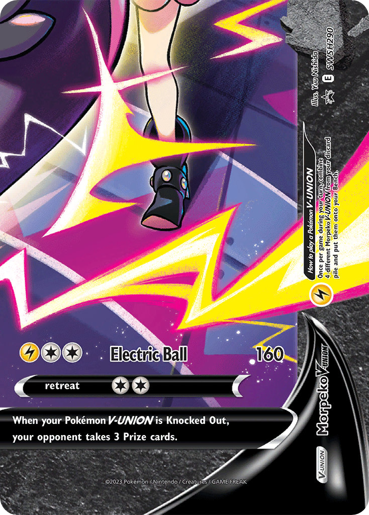 Morpeko V-UNION (SWSH290/307) Holofoil [Promos: SWSH Black Star Promos] Pokemon Single Pokémon