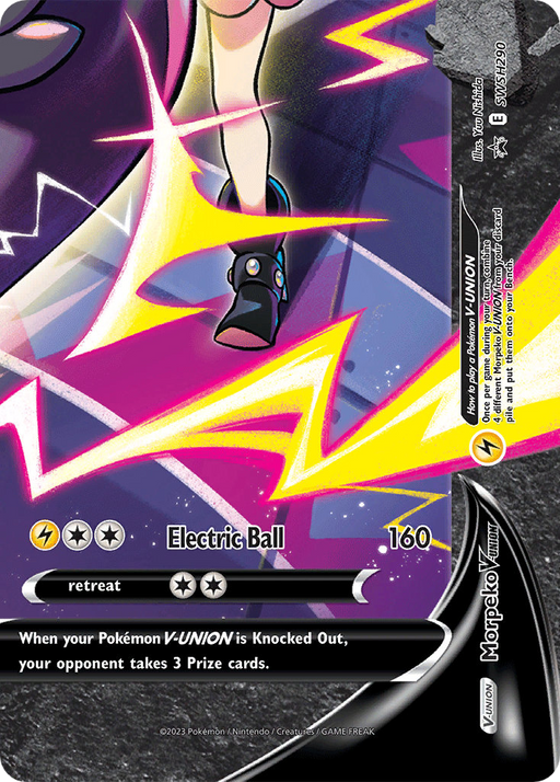Morpeko V-UNION (SWSH290/307) Holofoil [Promos: SWSH Black Star Promos] Pokemon Single Pokémon