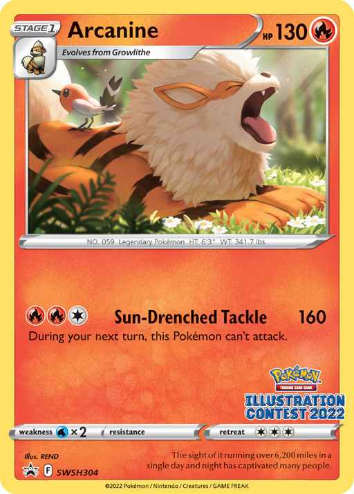 Arcanine (SWSH304/307) [Promos: SWSH Black Star Promos] Pokemon Single Pokémon