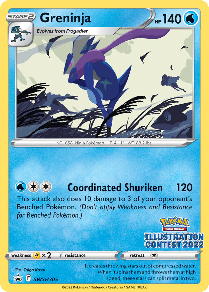 Greninja (SWSH305/307) [Promos: SWSH Black Star Promos] Pokemon Single Pokémon