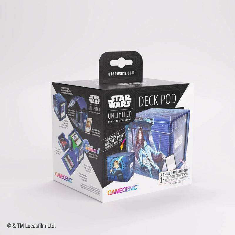 Gamegenic: Deck Pod 60+ - "Jedi Luke Skywalker & Emperor Palpatine" Star Wars: Unlimited