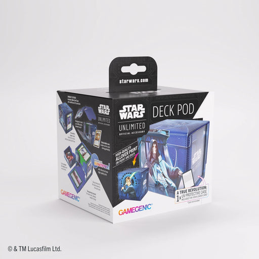 Gamegenic: Deck Pod 60+ - "Jedi Luke Skywalker & Emperor Palpatine" Star Wars: Unlimited Deck Boxes & Storage Gamegenic