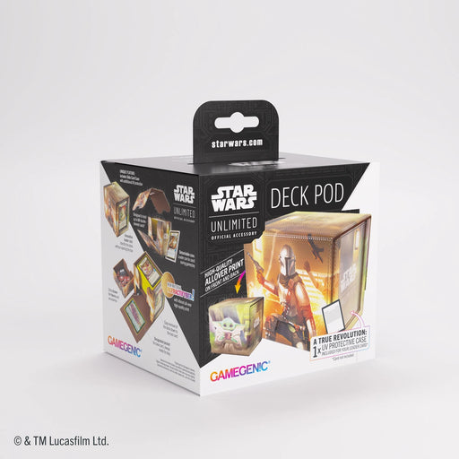 Gamegenic: Deck Pod 60+ - "The Mandalorian & Grogu" Star Wars: Unlimited Deck Boxes & Storage Gamegenic