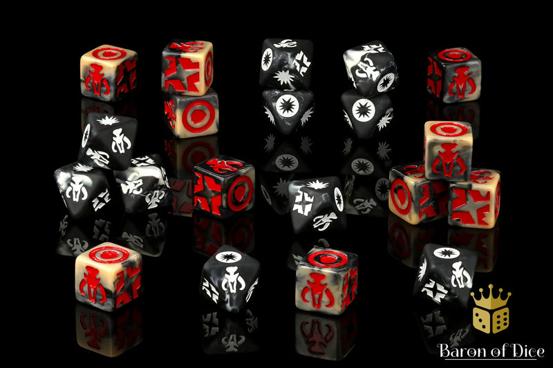 Baron of Dice: "Bounty Hunter" Skirmish Dice Set Dice & Gaming Accessories Baron of Dice