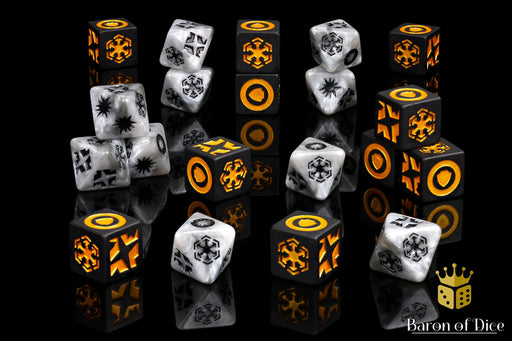 Baron of Dice: "Galactic Credit" Skirmish Dice Set Dice & Gaming Accessories Baron of Dice
