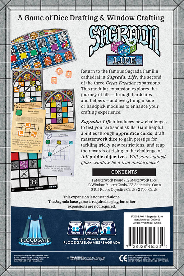 Sagrada: The Great Facades - Life Board Games Floodgate Games