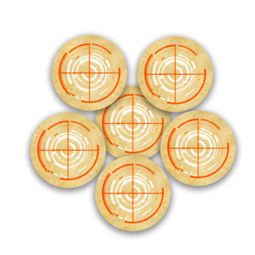 Frontline Gaming: Objective Markers - Sandswept Ruins (Orange) Terrain FLG   