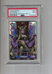 Lilithmon (BT3-091) [Release Special Booster 1.0] Foil (PSA 9) - Scan (DB-01) Digimon Single Bandai
