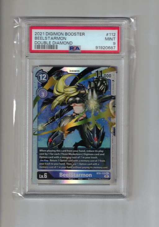 BeelStarmon (BT6-112) [Double Diamond] Foil (PSA 9) - Scan (DB-02) Digimon Single Bandai