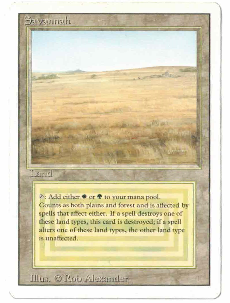 Savannah [Revised Edition] (TGS00171) High End MTG Single Magic: The Gathering   